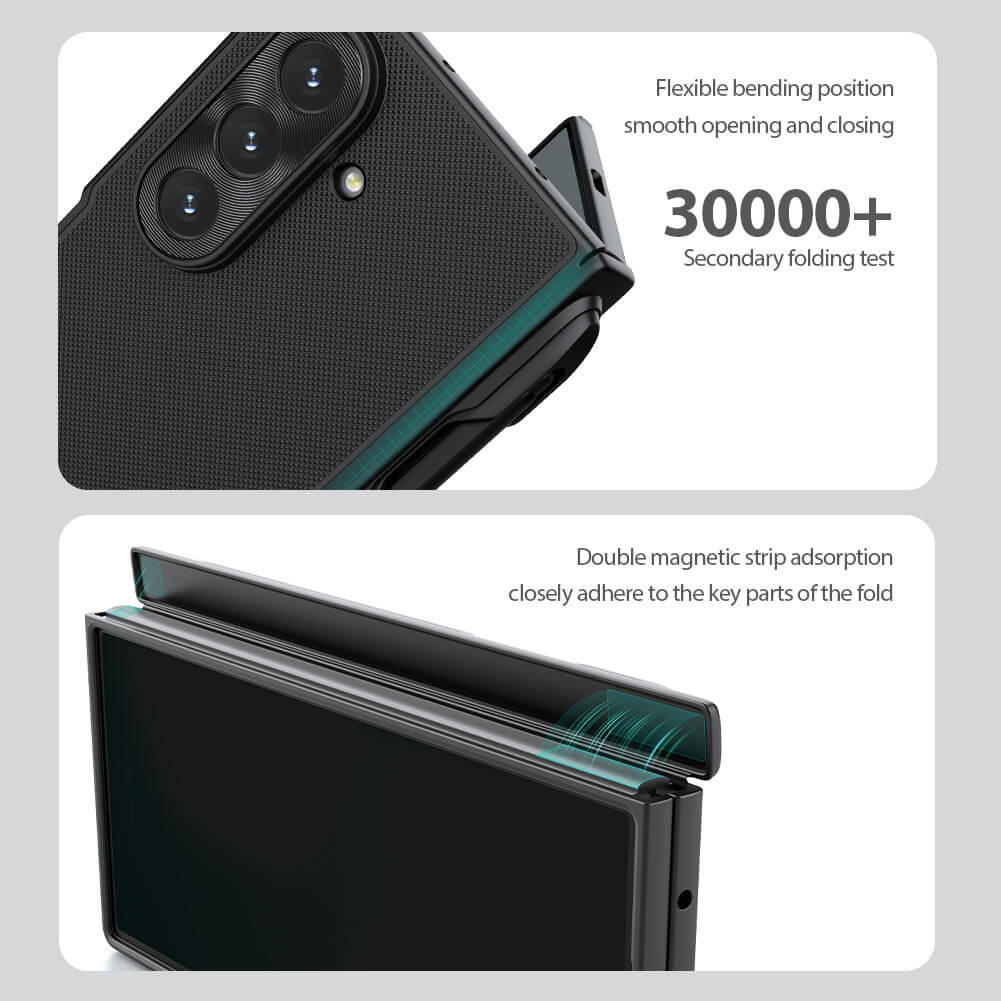 Чехол-крышка NILLKIN для Samsung Galaxy Z Fold7 (Fold 7 5G), Samsung W26 (серия Frosted shield Fold With S-Pen case)